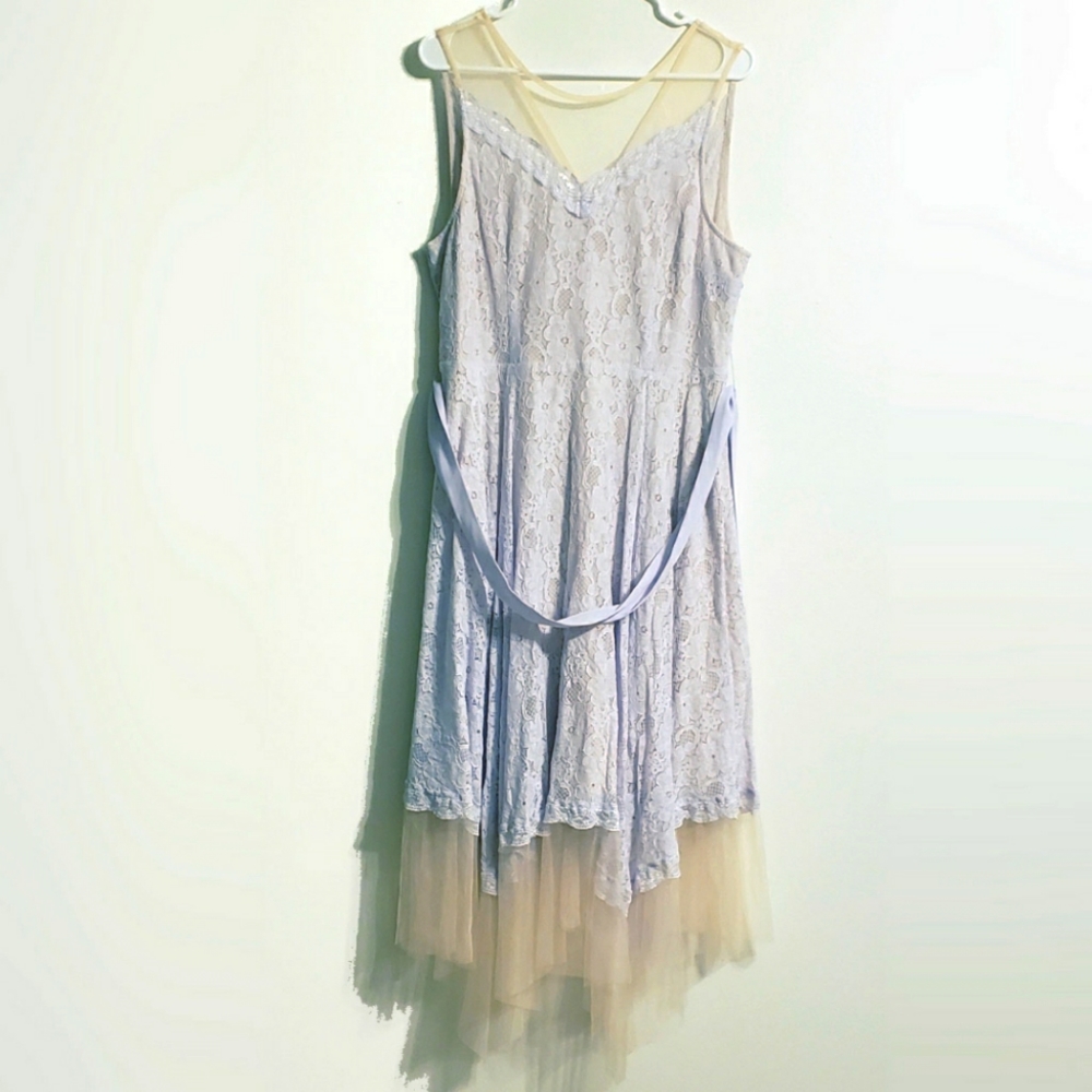 LC Lauren Conrad Lilac lace dress
